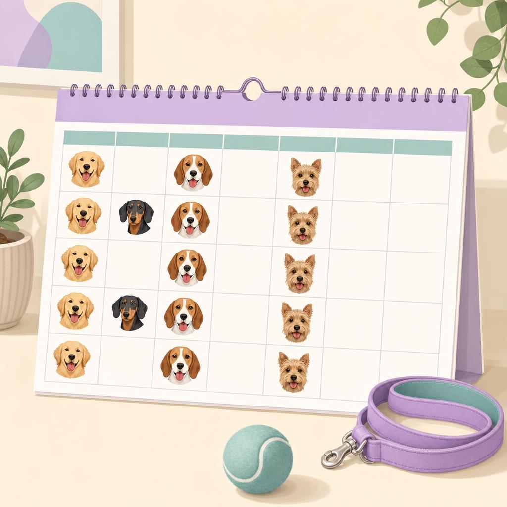 Recurring weekly walk schedule loop