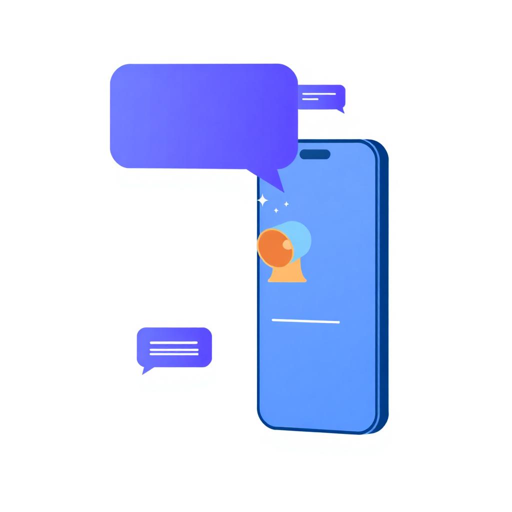 Phone with reminder notifications floating